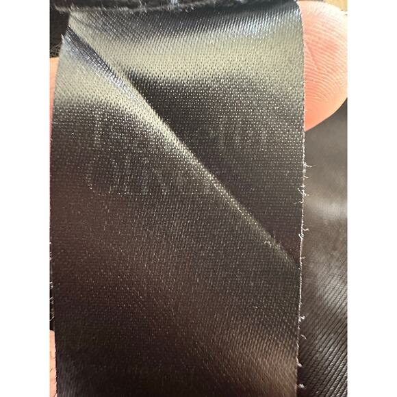 Isabella Oliver - Maternity Satin Sheen Viscose Wrap Dress - XL - Black - Picture 6 of 6